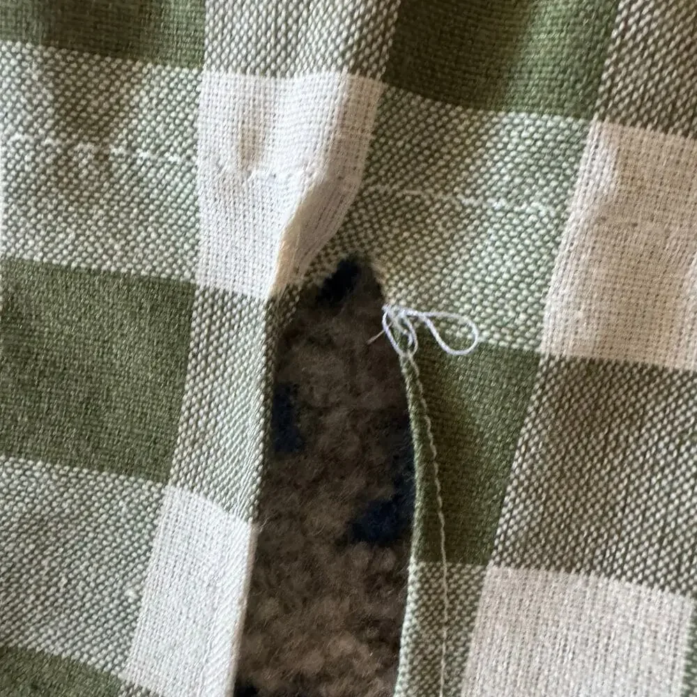 Green Gingham Check Curtains Set of 2 and Valance Polyester Cotton Cottage Core